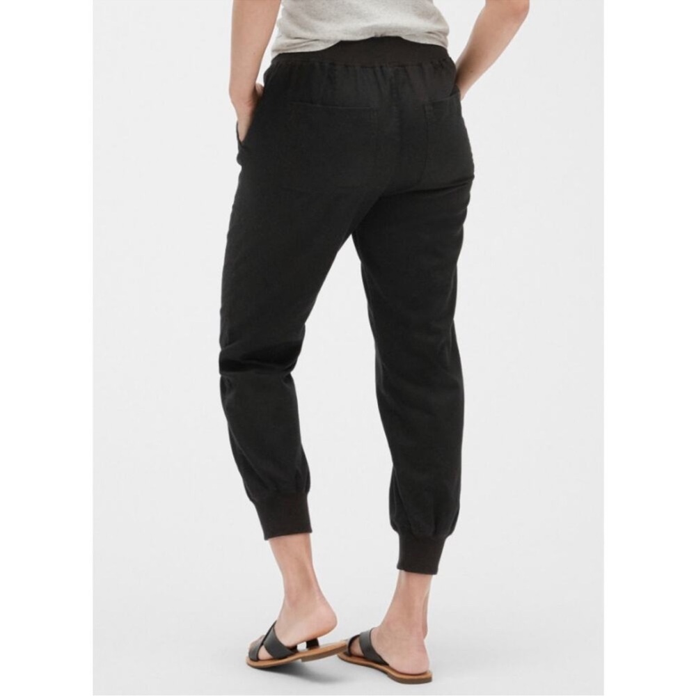 🆕💎RARE/HTF💎GAP Black Twill Utility Jogger Pants, Size Small - Picture 2 of 6